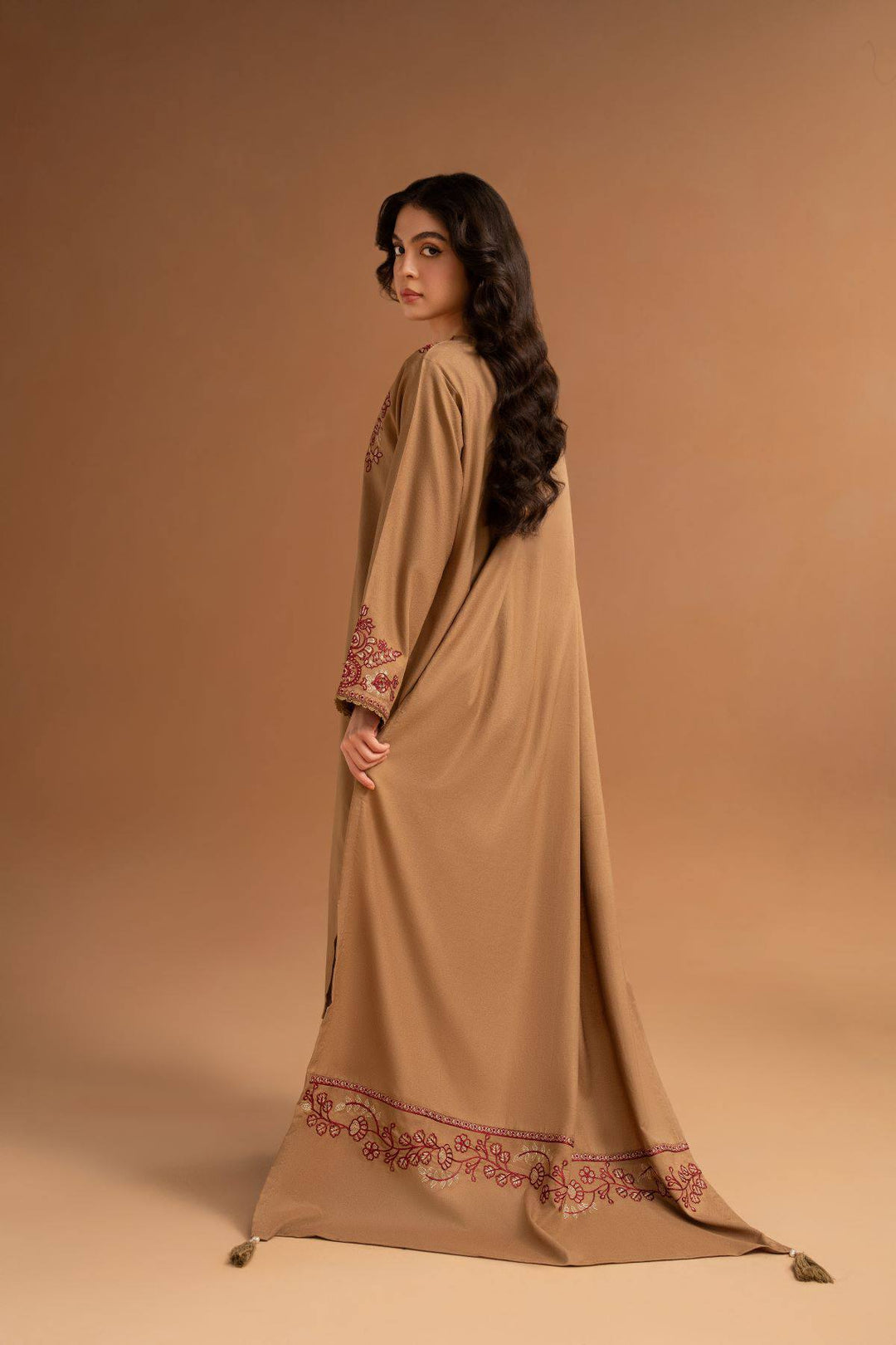 Winter Unstitched 3PC Dhanak Embroidered Suit - SS0418